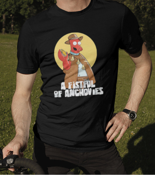 A Fistful Of Anchovies Zoidberg Futurama Cowboy T-Shirt