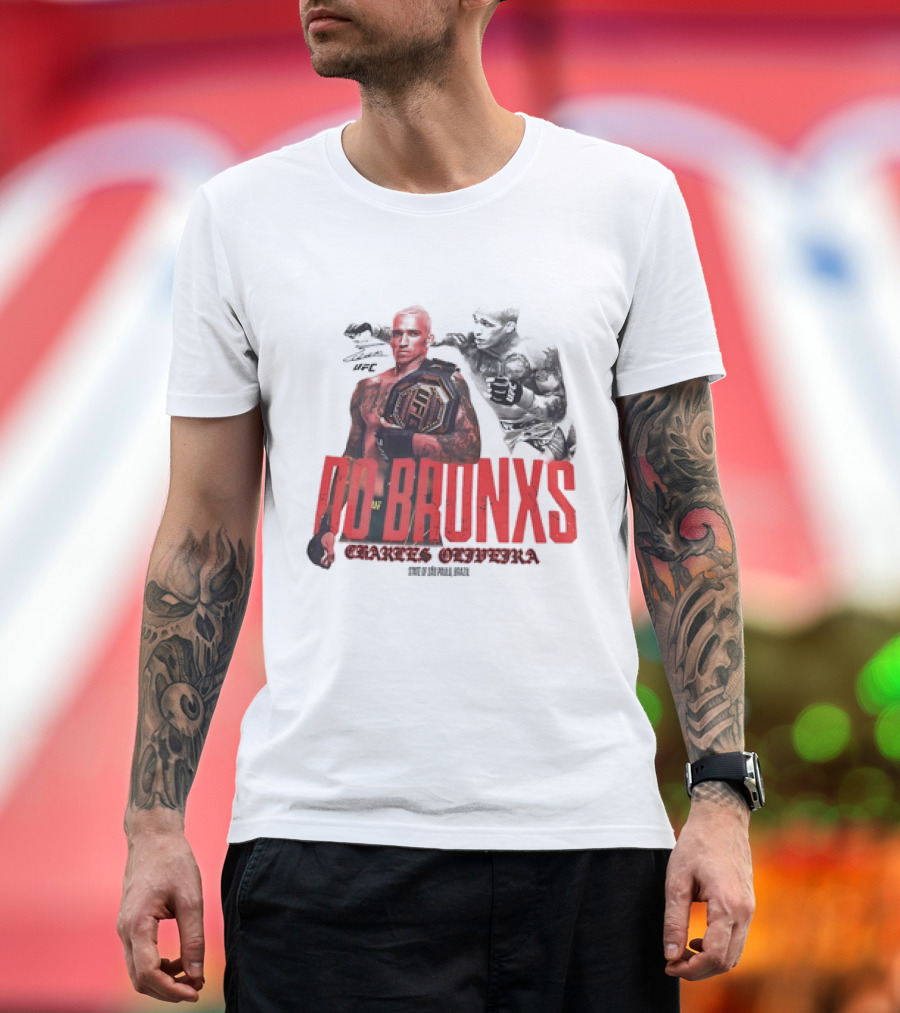 Charles Oliveira Do Bronx UFC Star São Paulo Brazil Champion T-Shirt