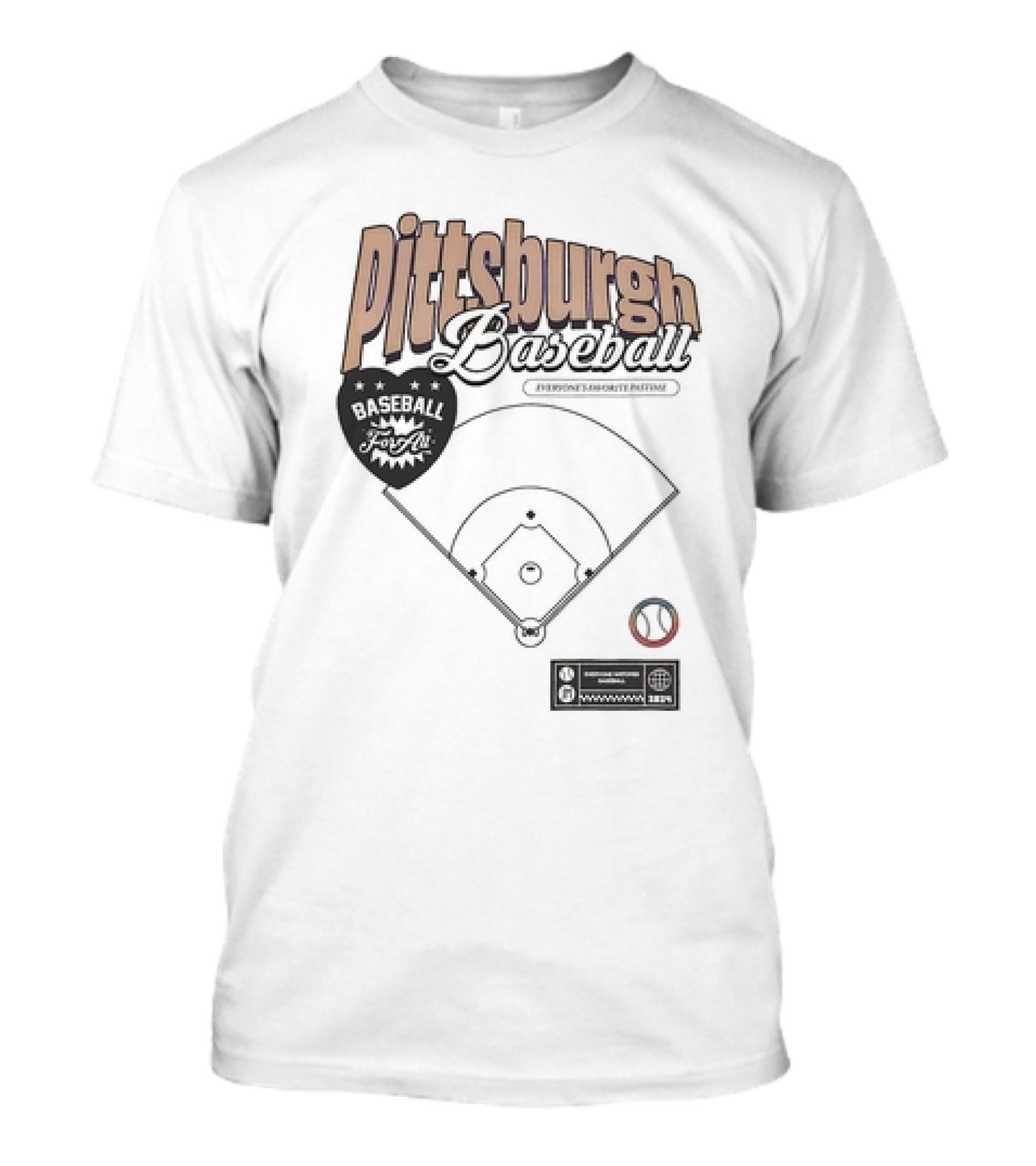 Pittsburgh Baseball Everyone’s Favorite Pastime Field T-Shirt