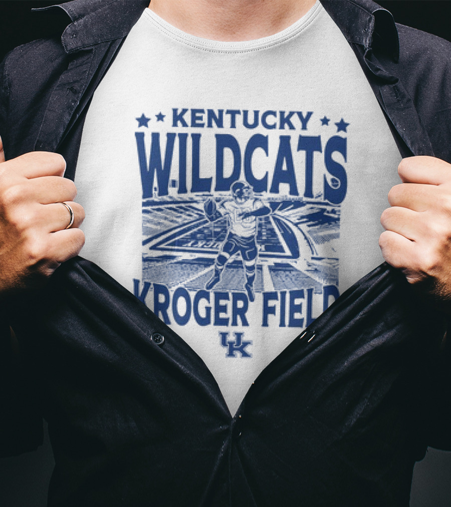 Kentucky Wildcats Kroger Field Football UK T-Shirt