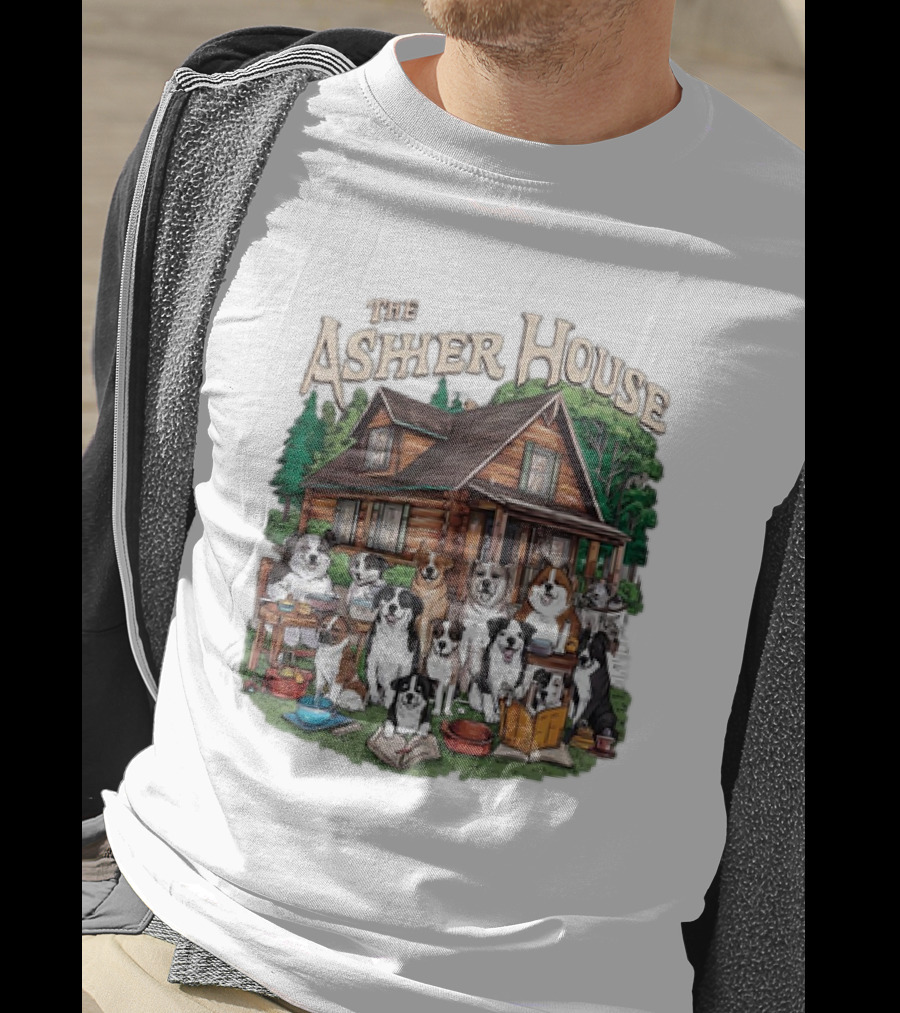 The Asher House Dogs Cabin Gathering T-Shirt
