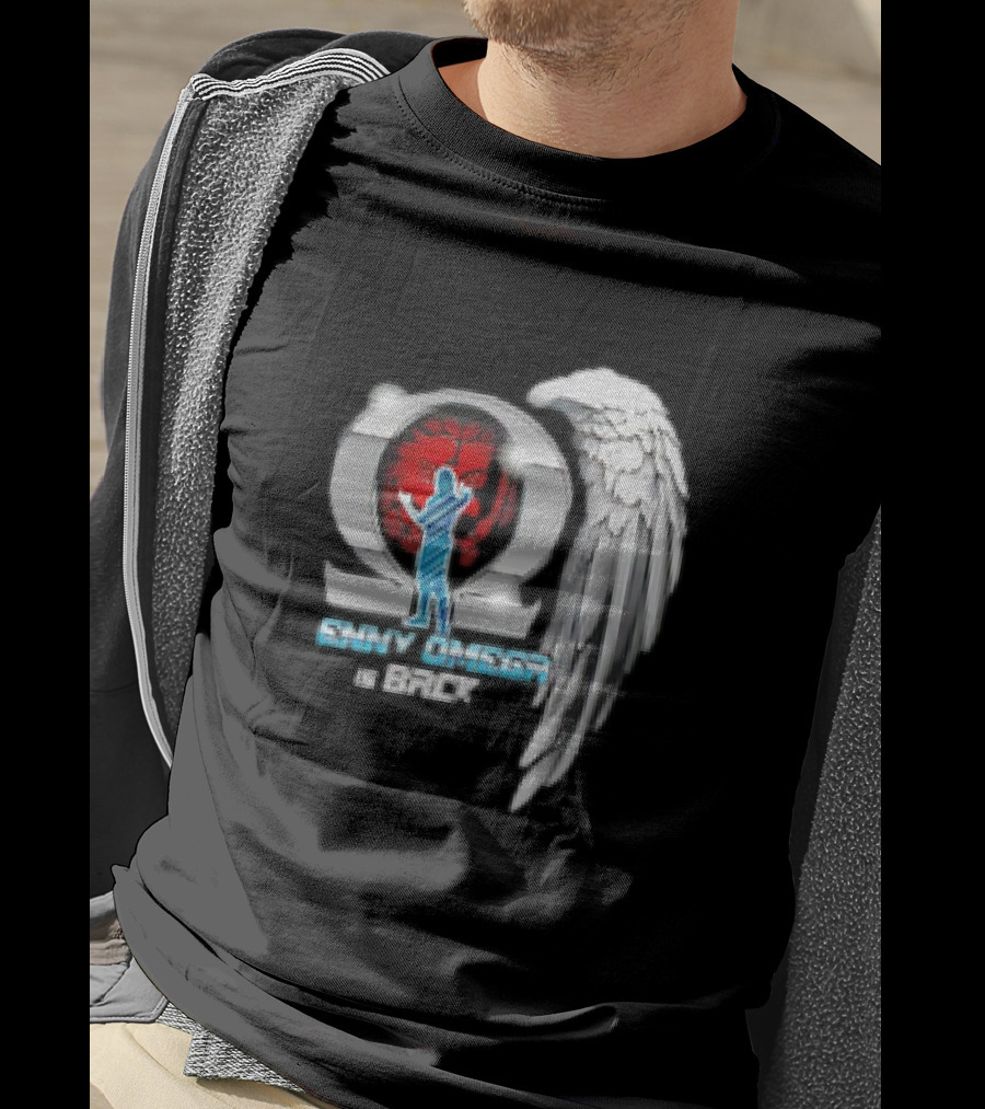 Kenny Omega Is Back With Omega Symbol And Angel Wings T-Shirt