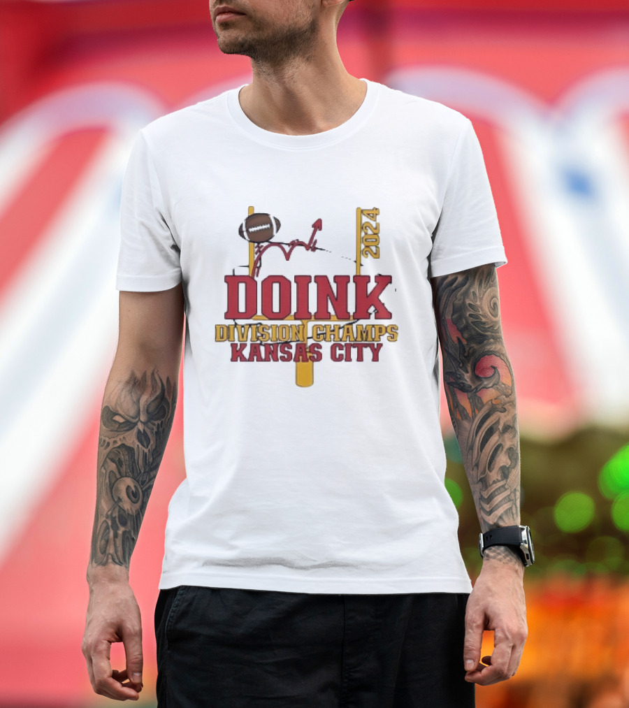 Kansas City Chiefs Doink Division Champs 2024 Football T-Shirt