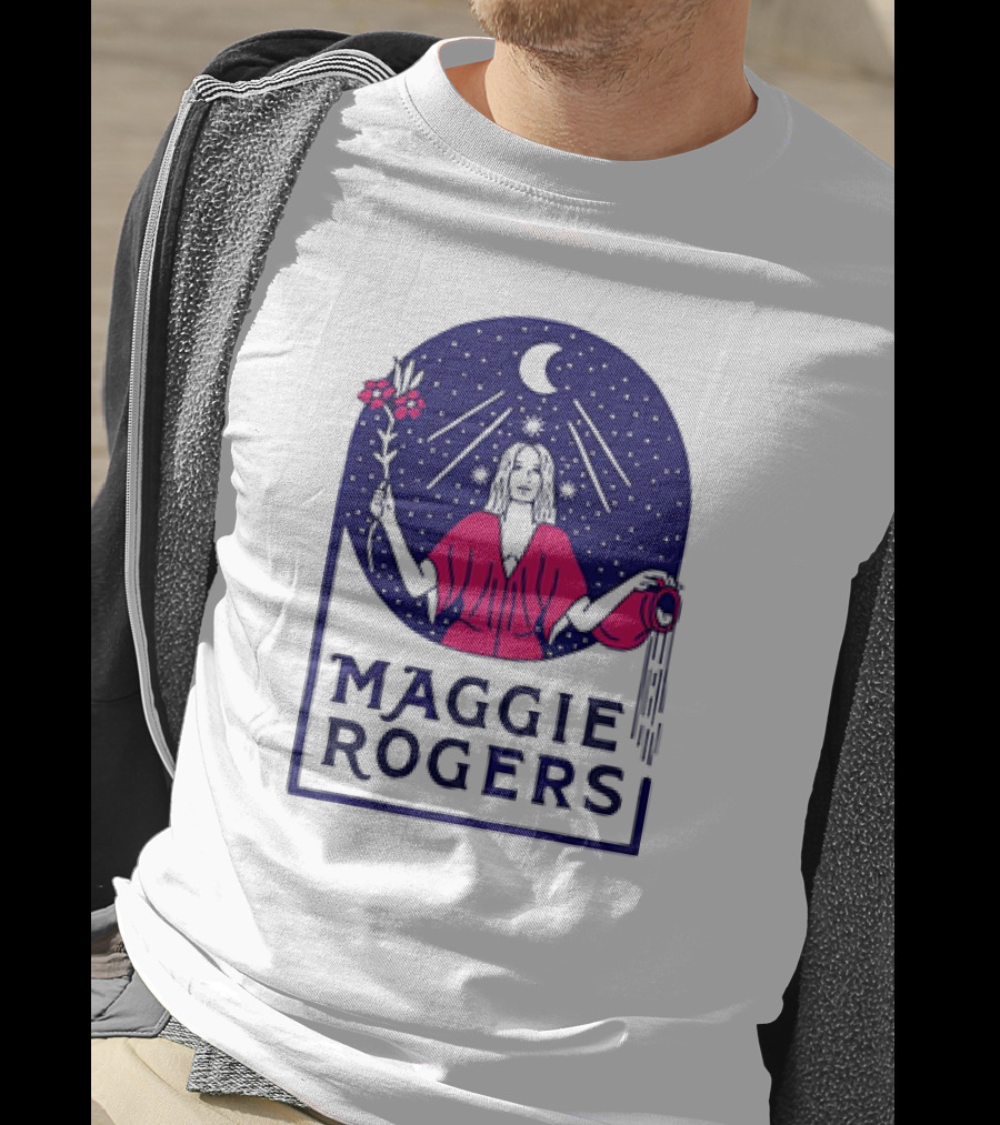 Maggie Rogers The Magi Celestial Moon Starry Night Water Bearer T-Shirt