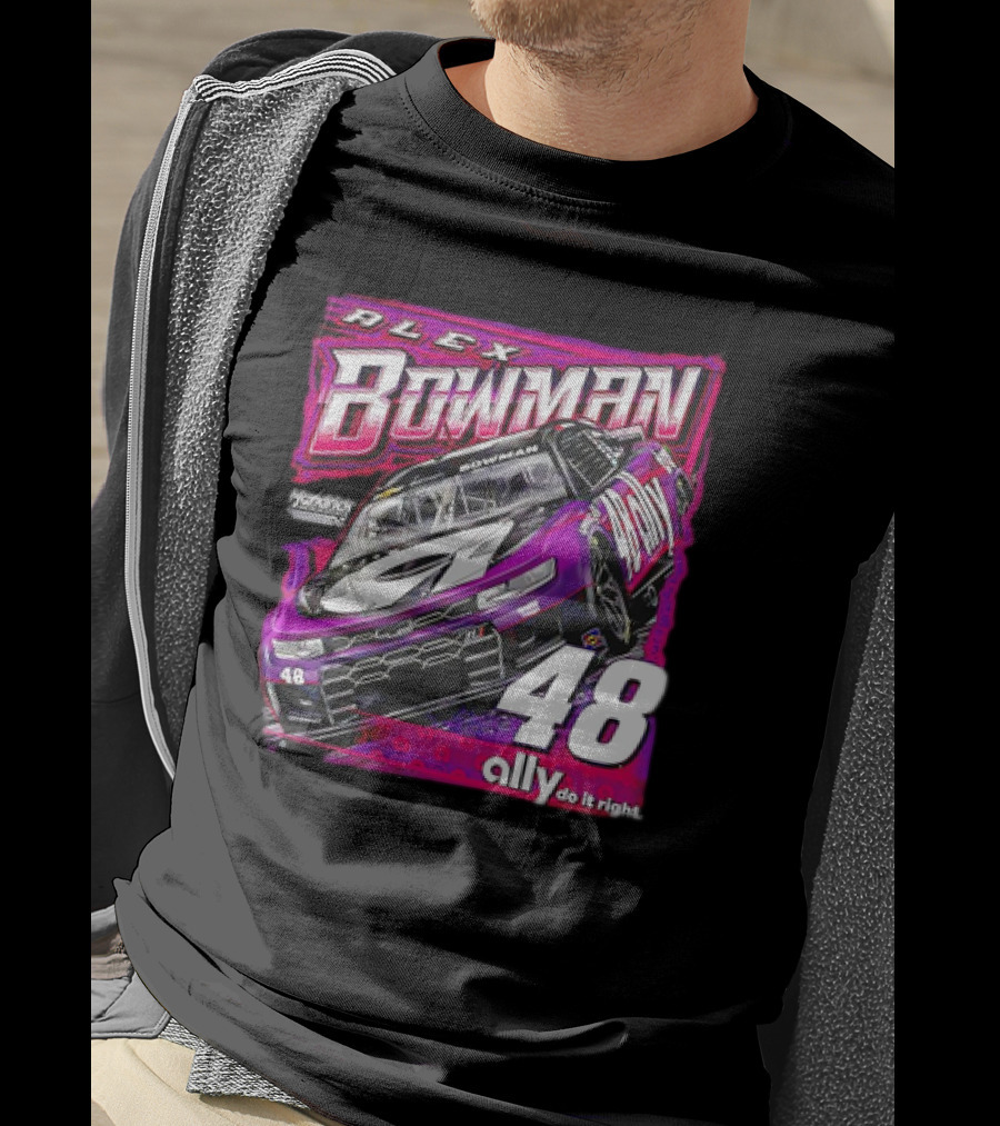 Alex Bowman 48 Chevrolet ZL1 Hendrick Motorsports Ally Racing T-Shirt