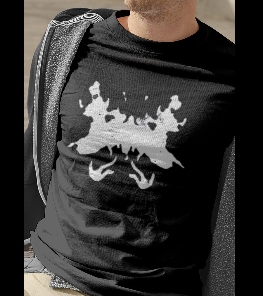 Angel Fish Rorschach Inkblot Symmetry T-Shirt