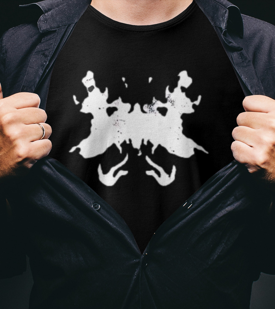 Angel Fish Rorschach Inkblot Symmetry T-Shirt
