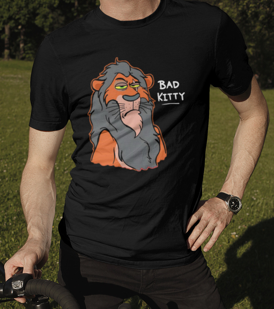 Scar Bad Kitty Lion Expression T-Shirt
