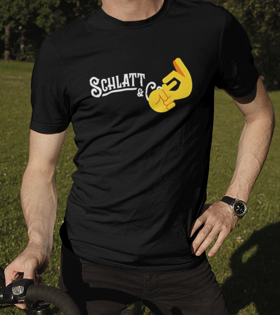 Schlatt And CO Hand Emoji Gesture T-Shirt