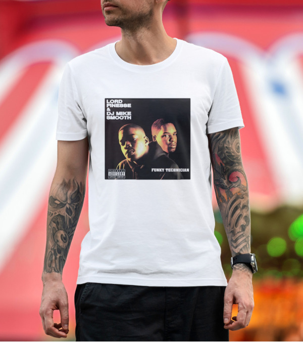 Premium T-Shirt: Lord Finesse and DJ Mike Smooth Funky Technician Eminem Marshall Mathers T-Shirt Lord Finesse and DJ Mike Smooth Funky Technician Eminem Marshall Mathers T-Shirt