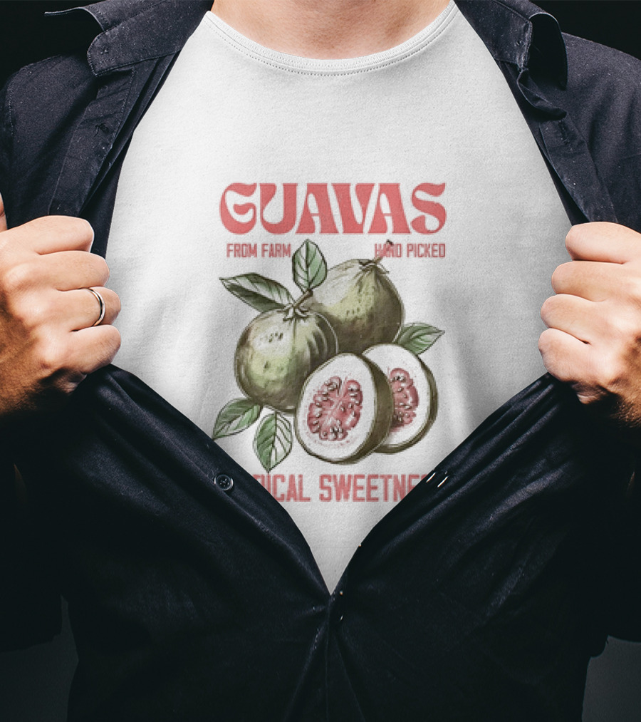Guavas Hand Picked From Farm Tropical Sweetness T-Shirt