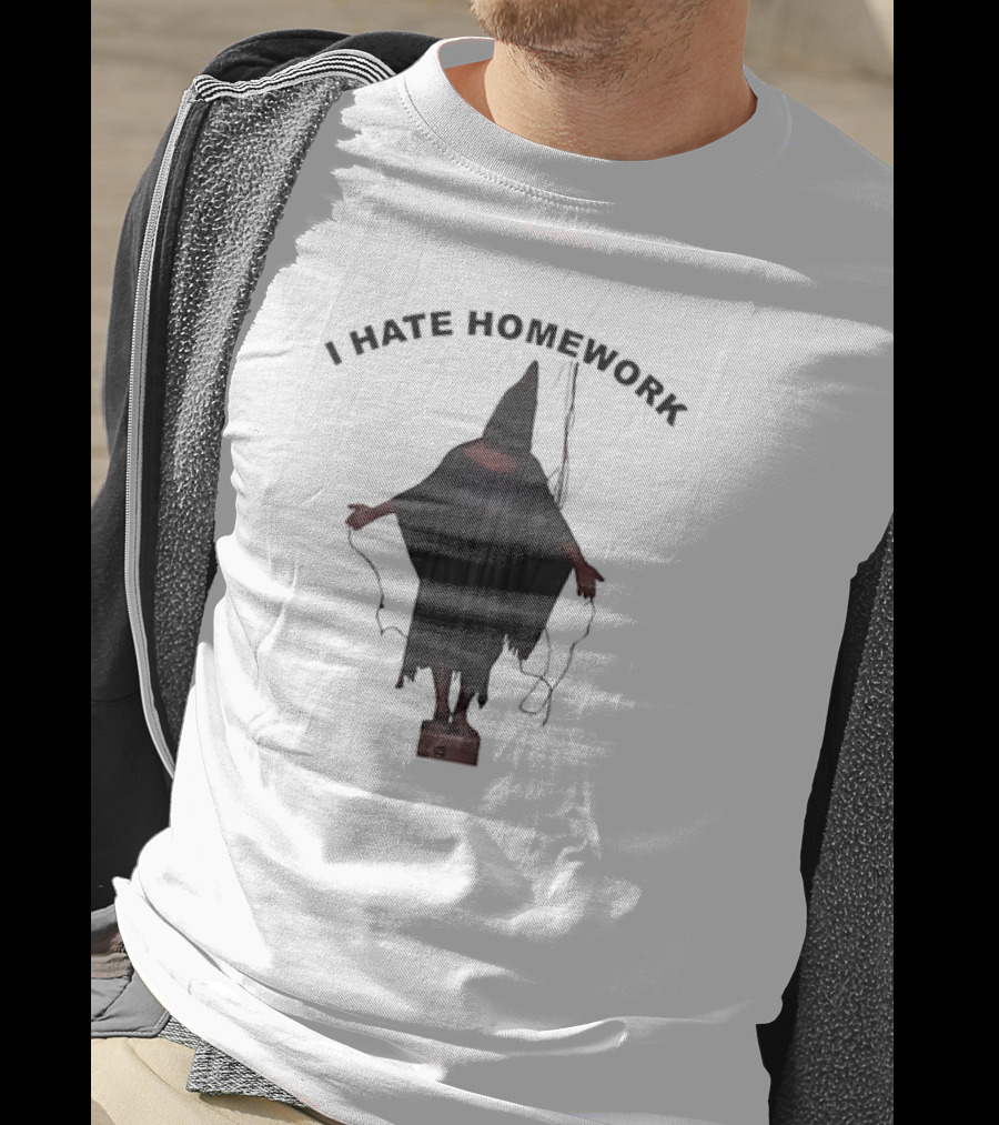 I Hate Homework Abu Ghraib Prisoner T-Shirt