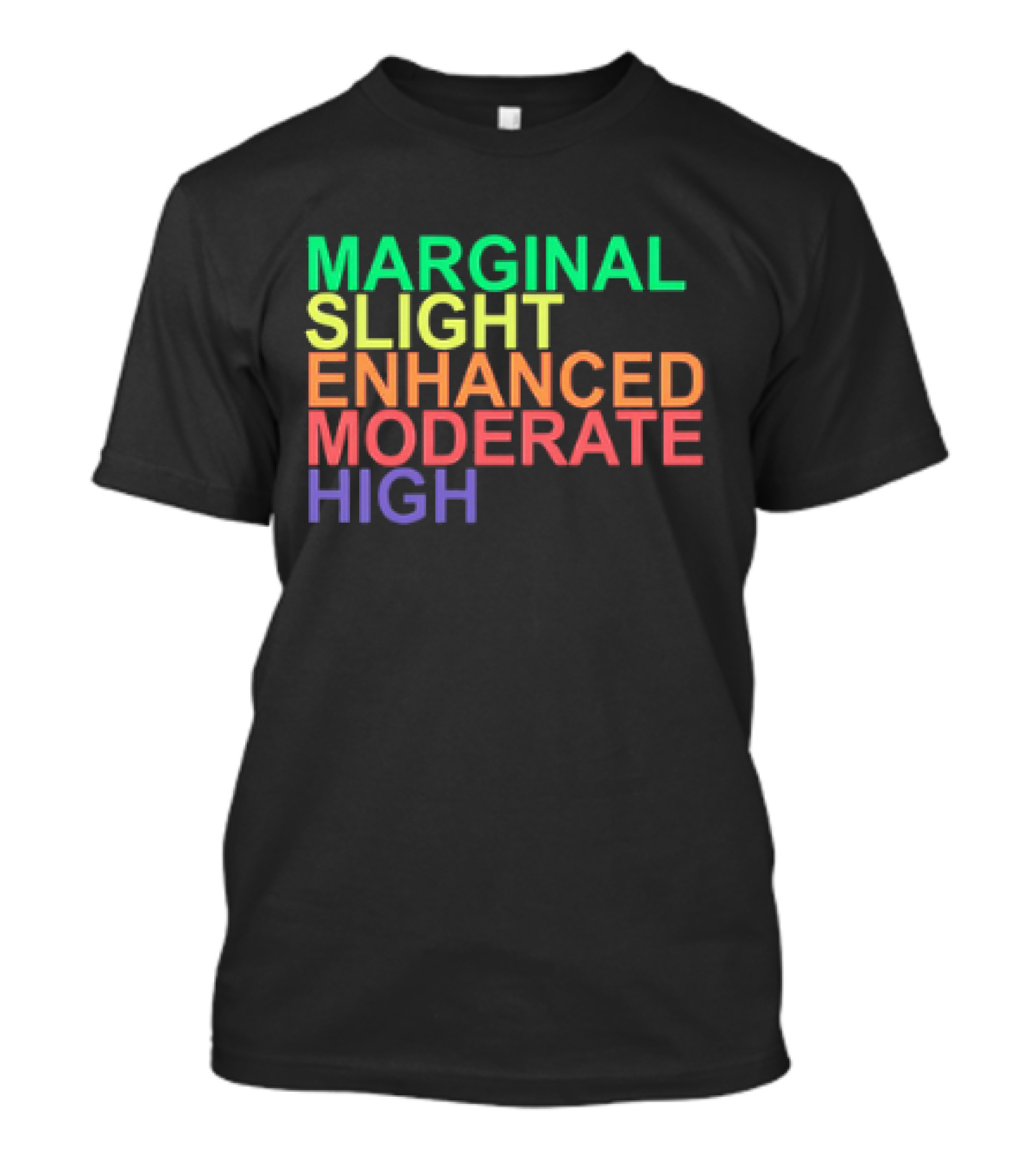 Marginal Slight Enhanced Moderate High T-Shirt