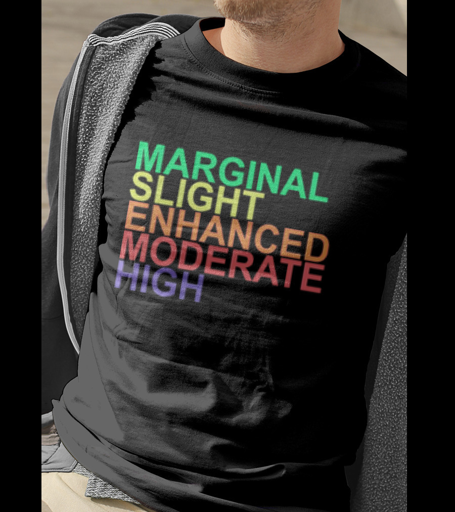 Marginal Slight Enhanced Moderate High T-Shirt