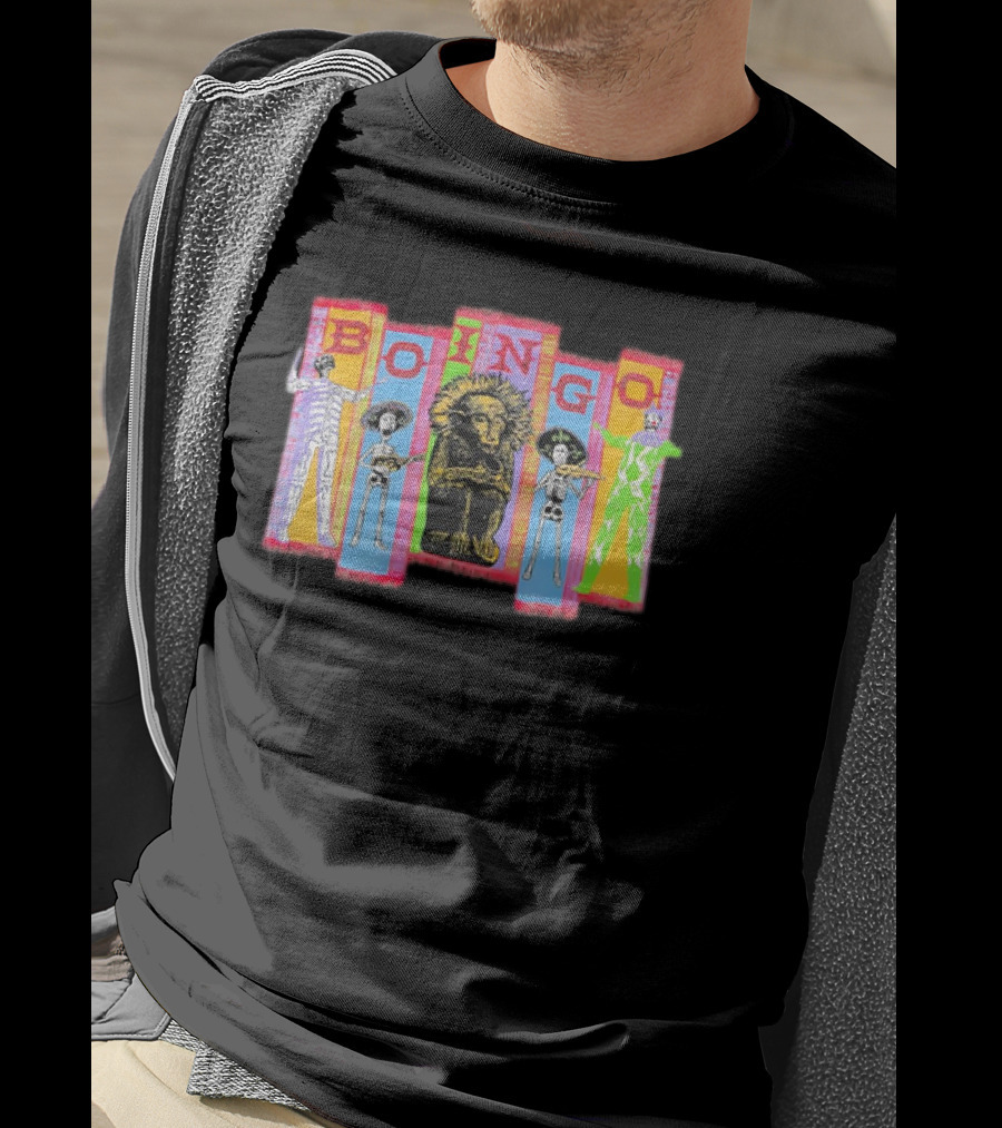 Oingo Boingo 1994 Vintage Skeletons Lion T-Shirt