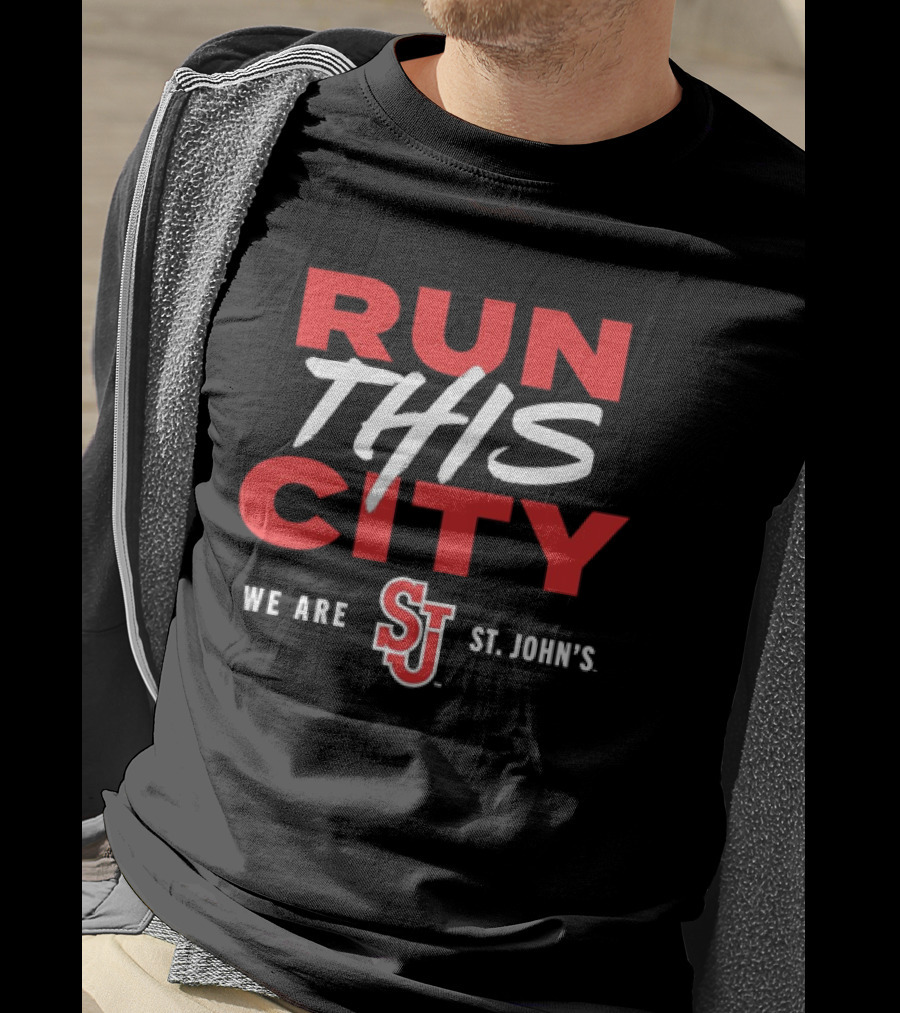 Run This City We Are Sj St. John's Red Storm T-Shirt