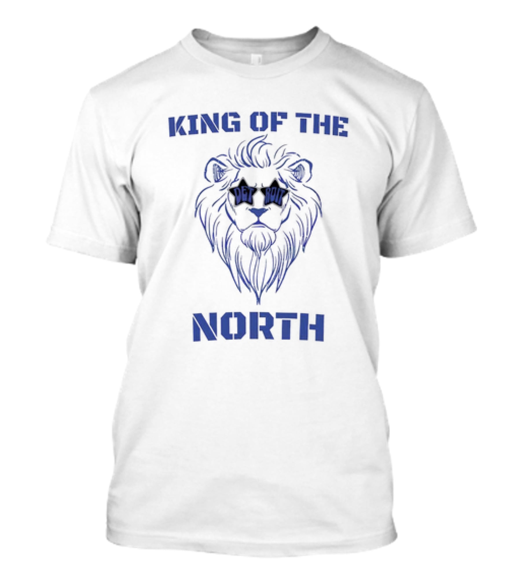 King Of The North Detroit Lions Lion T-Shirt