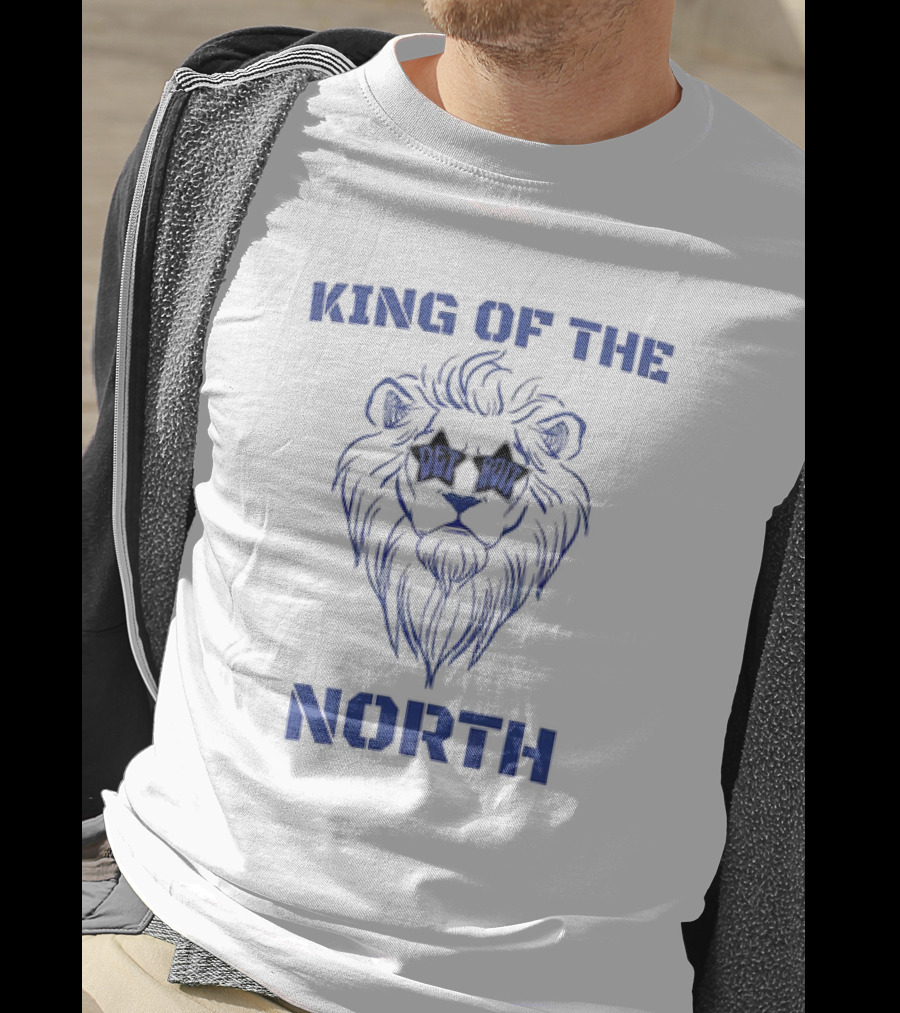 King Of The North Detroit Lions Lion T-Shirt