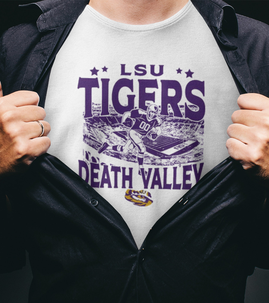 LSU Tigers Death Valley Football Stadium Player T-Shirt