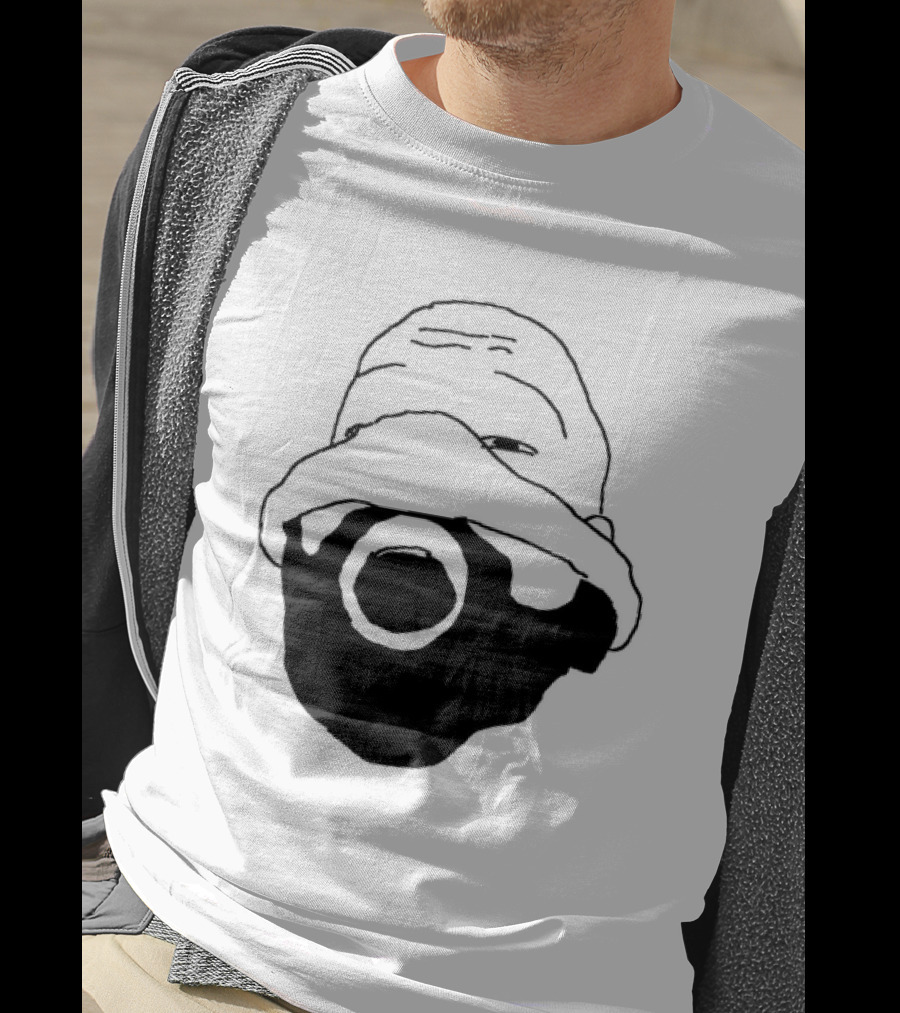 Ye Kanye West Nitrous Mask Drawing T-Shirt