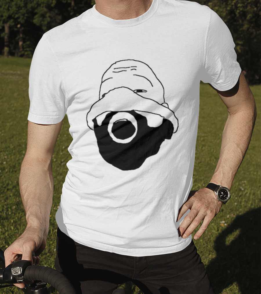 Ye Kanye West Nitrous Mask Drawing T-Shirt