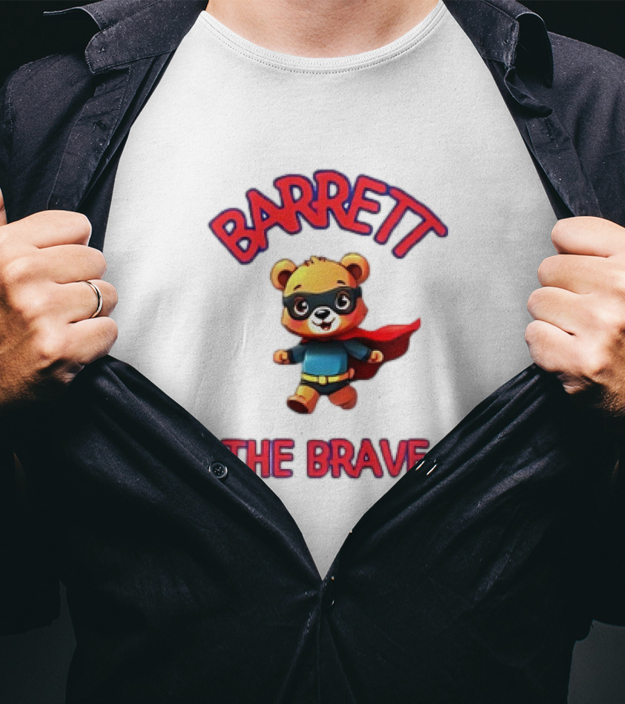 Barrett The Brave Superhero Bear T-Shirt