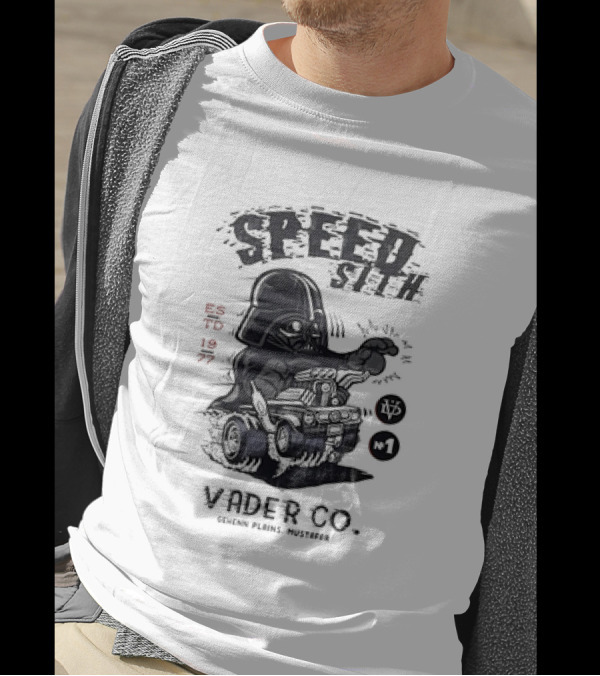 Speed Sith Vader Co Gehenn Plains Mustafar Estd 1977 N1 T-Shirt