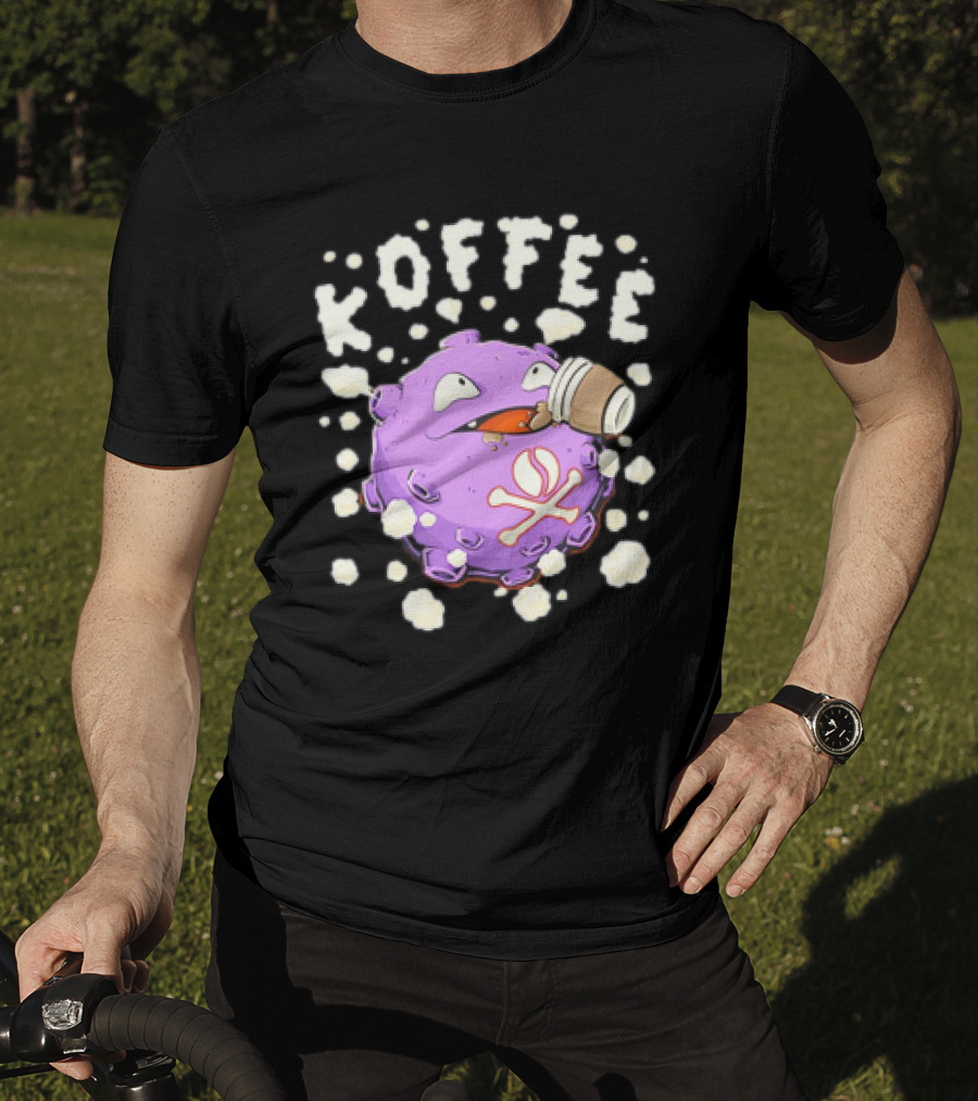 Koffing Drinking Koffee With Coffee Mug T-Shirt