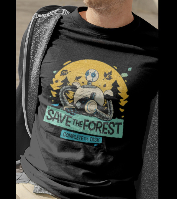 Save The Forest Complete The Task Roz The Wild Robots T-Shirt