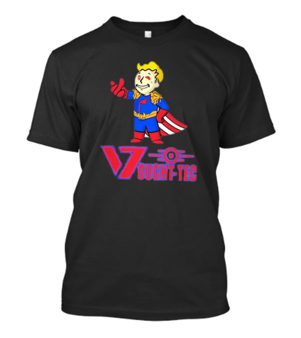 Vought Tec Homelander Vault Boy Crossover Image T-Shirt