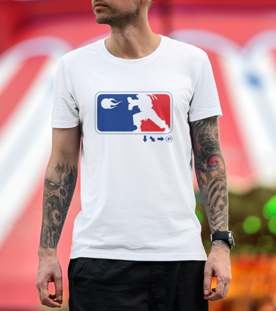 Street Fighter Video Game League Player Moves T-Shirt