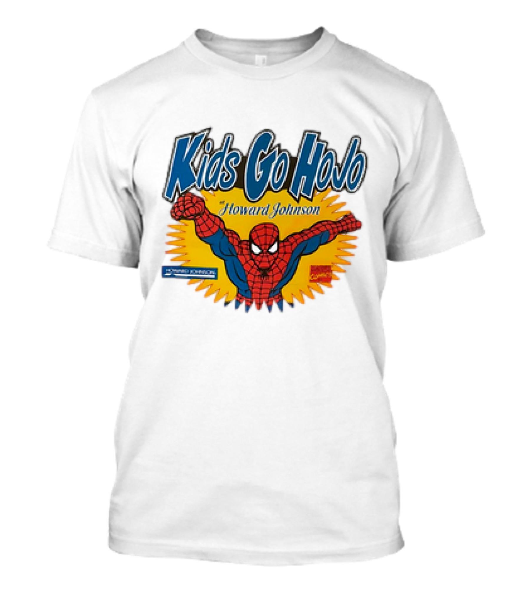 Kids Go Hojo Howard Johnson Spider-Man Vintage Promotion T-Shirt