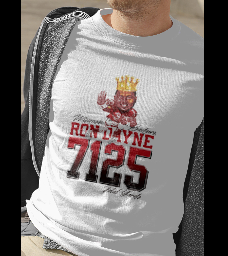 Ron Dayne 7125 Total Yards Wisconsin Badgers T-Shirt