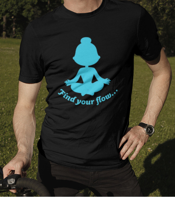 Find Your Flow Yoga Meditation T-Shirt