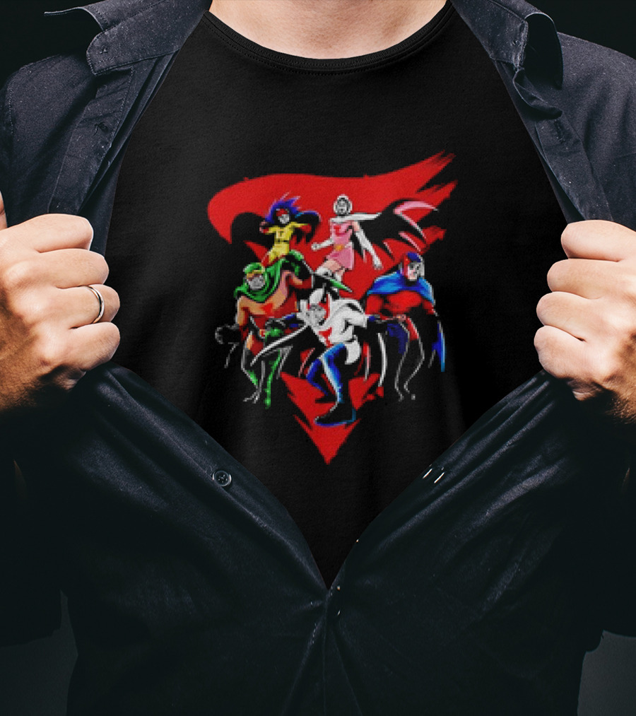 G-Force Zascanauta Battle Of The Planets Characters Dynamic Pose T-Shirt