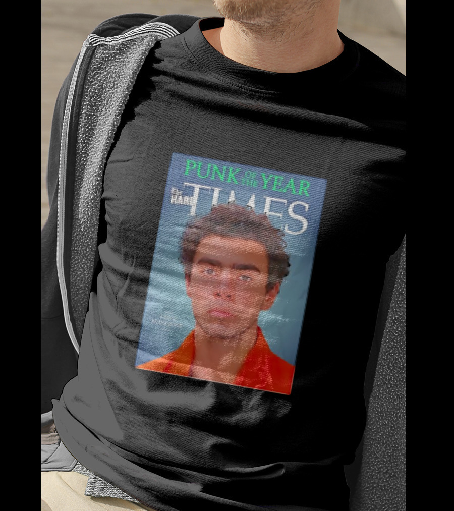 Luigi Mangione Punk Of The Year By The Hard Times T-Shirt