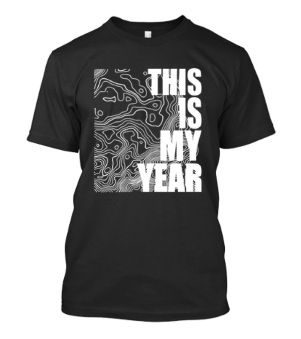 This Is My Year Ling And Lamb Collection With Topographic T-Shirt