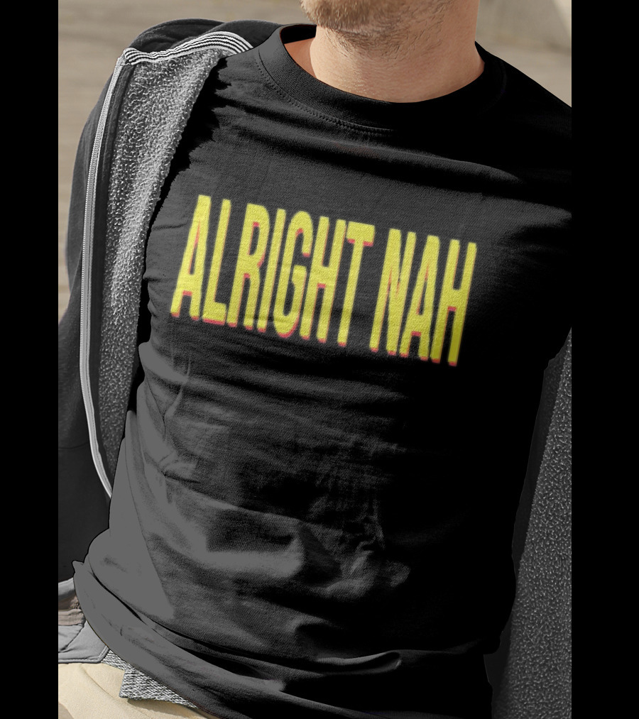 ALRIGHT NAH Yellow T-Shirt