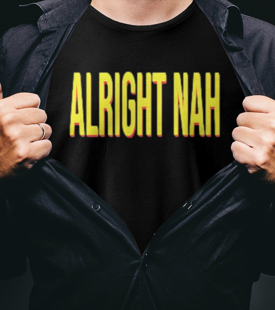 ALRIGHT NAH Yellow T-Shirt