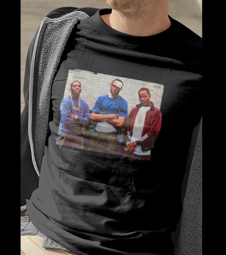 Paid In Full Movie Calvin Scene With Three Men In Streetwear Clothing T-Shirt
