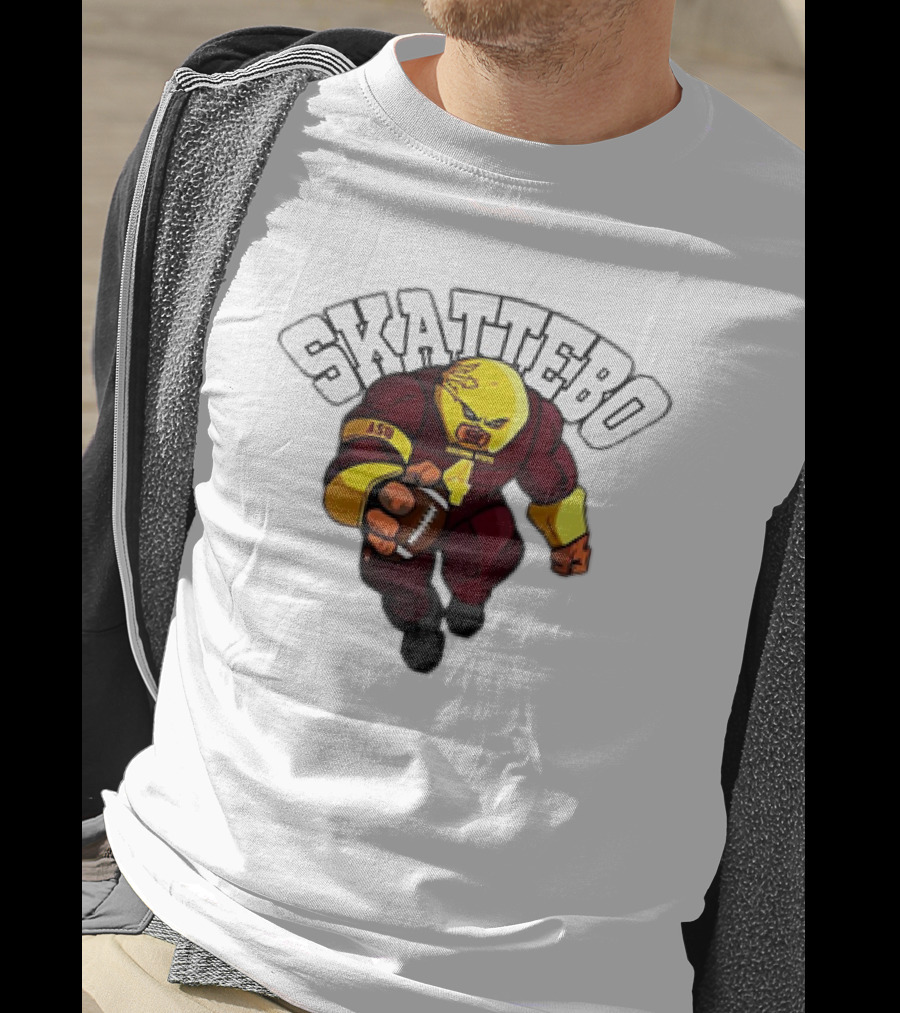 Arizona State Sun Devils Skattebo Football Mascot ASU Juggernaut T-Shirt