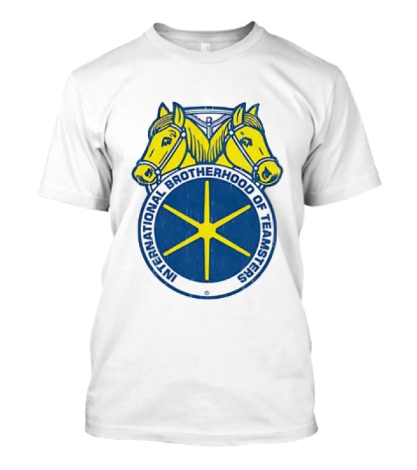 International Brotherhood Of Teamsters Emblem With Dual Horses T-Shirt