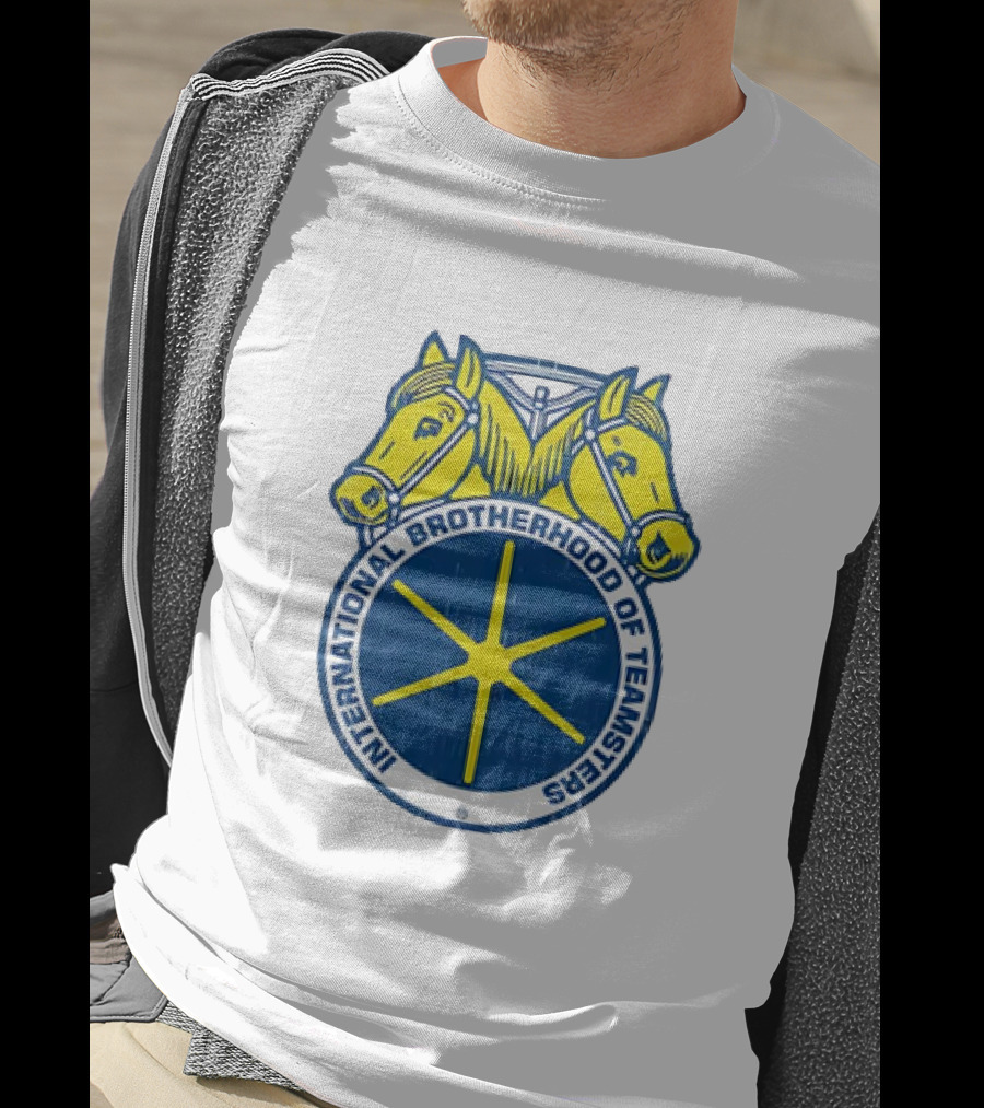 International Brotherhood Of Teamsters Emblem With Dual Horses T-Shirt