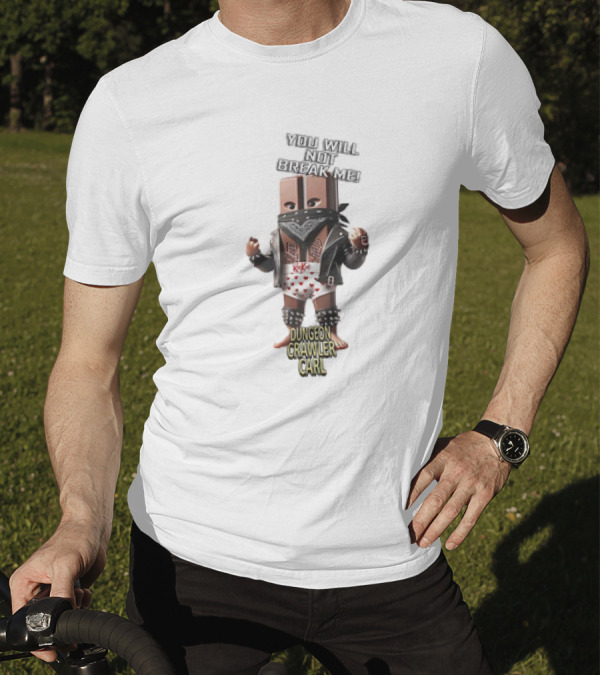 Dungeon Crawler Carl You Will Not Break Me Leather Punk T-Shirt