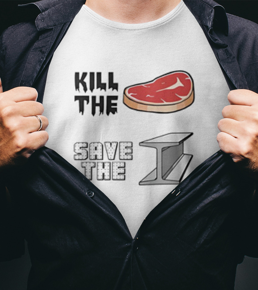 Kill The Meat Save The Metal T-Shirt