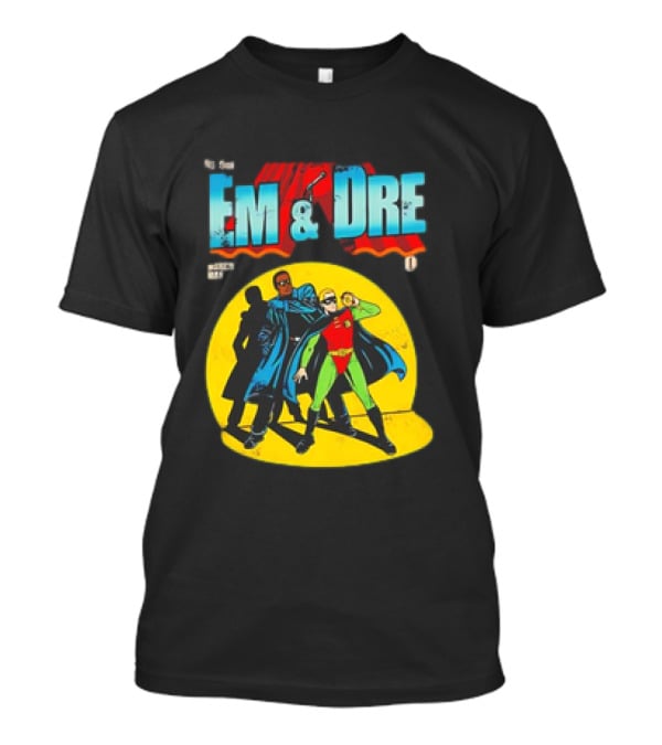The Real Em And Dre Comic Superheroes Issue One T-Shirt