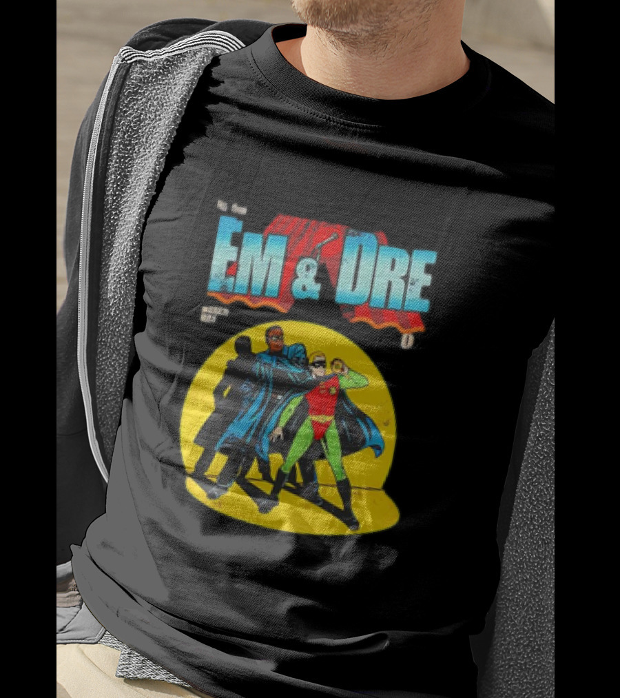 The Real Em And Dre Comic Superheroes Issue One T-Shirt