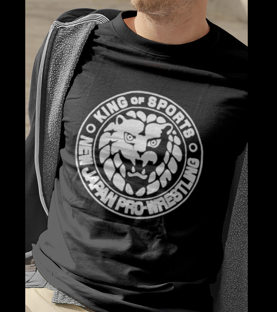 King Of Sports New Japan Pro Wrestling Lion T-Shirt