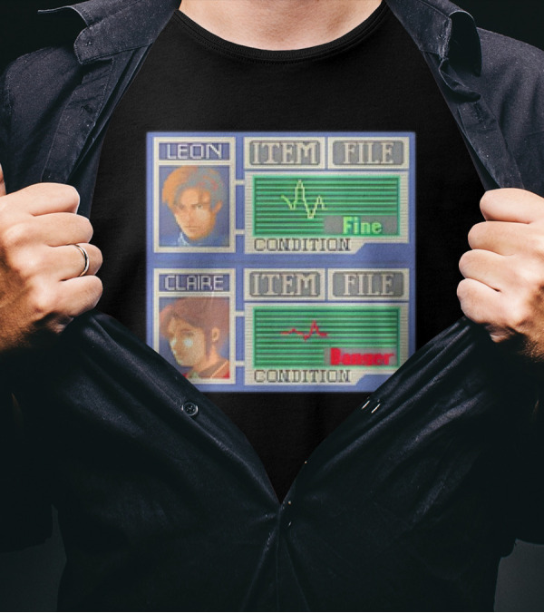 Leon Claire Item File Condition Fine Danger T-Shirt