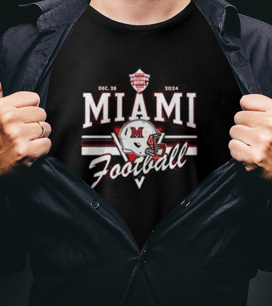 Miami RedHawks Arizona Bowl Football Dec 28 T-Shirt